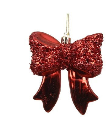 Christmas Tree toy Decoris Bow. red. polystyrene