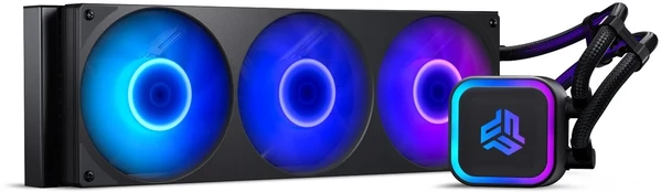 PHANTEKS Glacier One 360S25 SE DRGB AIO Liquid CPU Cooler, Juodas