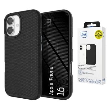 Dėklas 3Mk Protection 3mk Fortis MagCase for iPhone 16 - juodas
