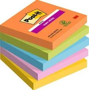 Post-It 3M Post-it® Super lipdukai, BOOST, 76x76mm, 5x90 kortelės. kaina
