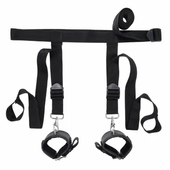 Sportsheets Edge Door Restraints Black - Adjustable Door Anchor System