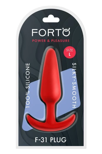 FORTO F-31 Plug Large Red Premium Silicone Flexible System