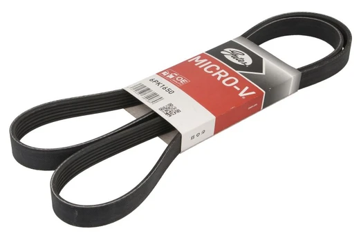 V formos rumbuoti diržai GATES 6PK1650