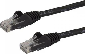 StarTech 7.5 M CAT6 CABLE - Juodas/SNAGLESS - 24 AWG VARINIS LAIDAS
