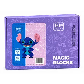 Stičas / Stitch 3D konstruktorius – 4480 dalys, Magic Blocks