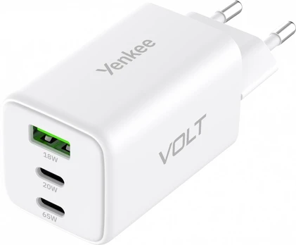 Yenkee VOLT Charger 3xUSB / 65W -YAC G65