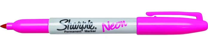 Sharpie Neon rožinis permanentinis markeris, plonas galiukas