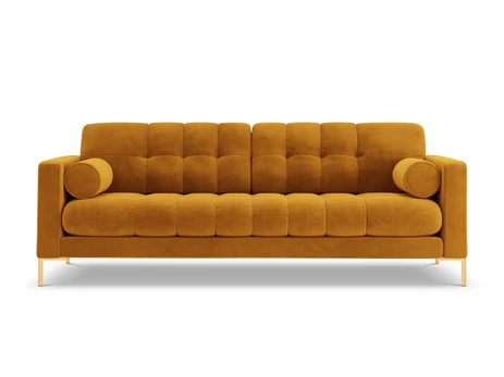 Velvet Sofa, "Bali", 4 Seats, 217x96x75 Made in Europe