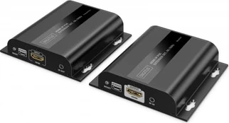 DIGITUS Extender Set HDMI IP 4K/60Hz juodas