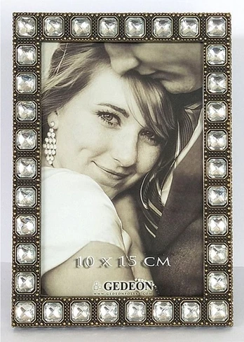 Rėmelis GED 10x15 metalinis RM1946G |auksinis