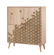 Spintelė Kalune Design Multilux 120, ruda, 36 cm x 95 cm x 111 cm kaina