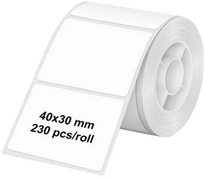 Olympia Etikettenrolle für PM220 baltas
