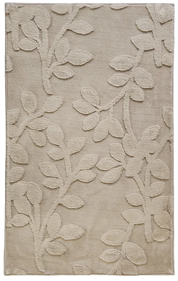 Vonios kilimėlis BADE, smėlio sp., dirbtinio kailio, 50 x 80 cm