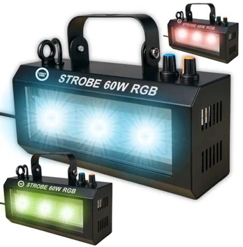LIGHT4ME STROBE 60W RGB stroboskopinio apšvietimo efektas