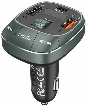 MP3 grotuvas ir FM Bluetooth siųstuvas automobiliams Vention FFLB0