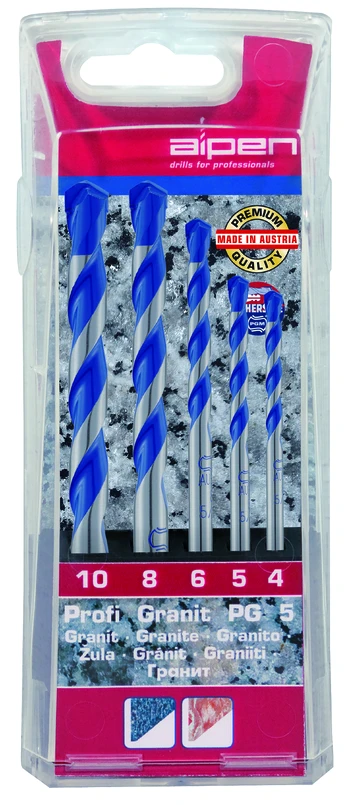 Grąžtas Maykestag Alpen Profi Granit PG 5 4-5-6-8- 10