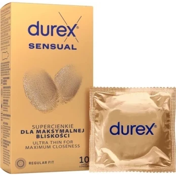 Durex Sensual 10 vnt. dėžutė