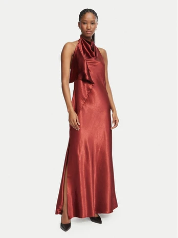 Bardot Kokteilinė suknelė Sierra 60720DB Ruda Regular Fit