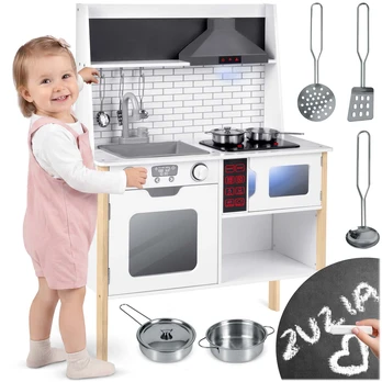 Medinė virtuvėlė vaikams RicoKids, 95 cm