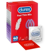 Durex Feel Thin Mix 40 vnt. kaina