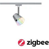 "Paulmann URail Cone Spot RGBW chromo matinis ZigBee