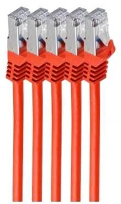Shiverpeaks RJ45 Patchkabel S/FTP, Cat7 VE5, 3m raudona