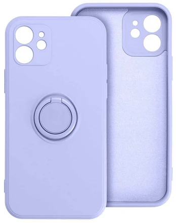 SILICONE RING dėklas, skirtas IPHONE 16 Pro Max violetinis