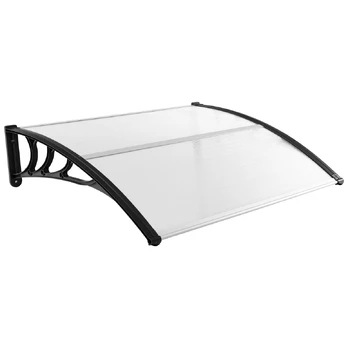 Bonideco Select Durų stogelis 122x99x28cm., juodos spalvos
