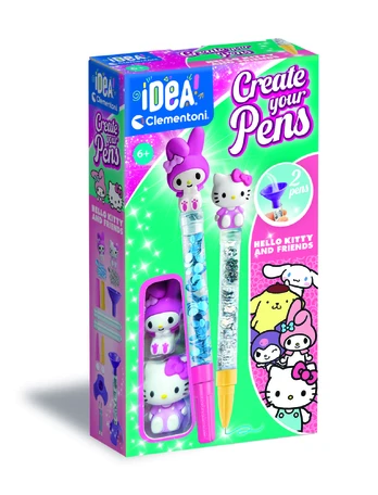 Clementoni Zabawki CLE IDEA Mini fabr.długop.HelloKitty i przyj.18433
