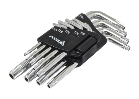 Raktai Torx su skyle TS10-TS50