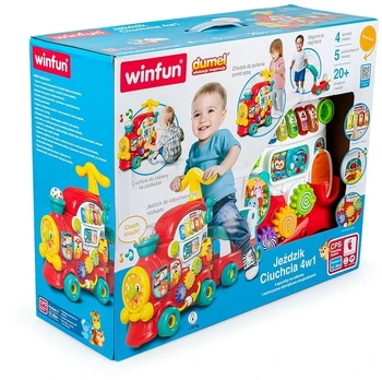 Pasivažinėjimo traukinukas DUMEL 4 in 1