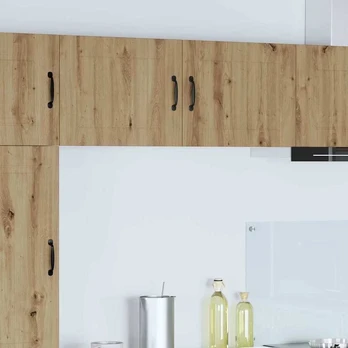 Virtuvės sieninė spintelė su lentyna 2 pcs Amatininkų ąžuolas
