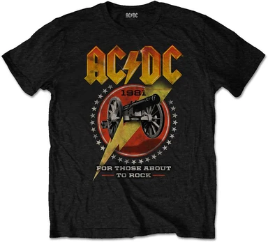 AC/DC For Those About To Rock 81 Marškinėliai, Dydis: L