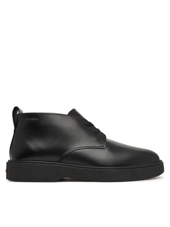 Calvin Klein Auliniai batai Text Rubber Desert Boot Lth HM0HM02255 Juoda