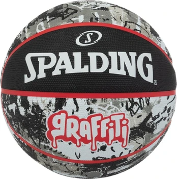 Krepšinio kamuolys Spalding Raudona Graffiti (7 dydis)