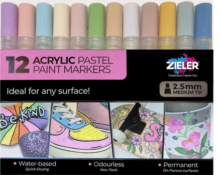 Zieler - Paint Markers Pastel Medium (609299514)