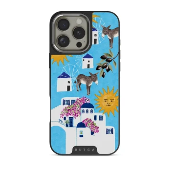 Kalimera - iPhone 16 Pro Case, Elite Dark (MagSafe) / Silver