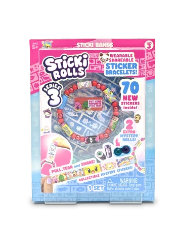 STICKI ROLLS Apyrankė su lipdukais