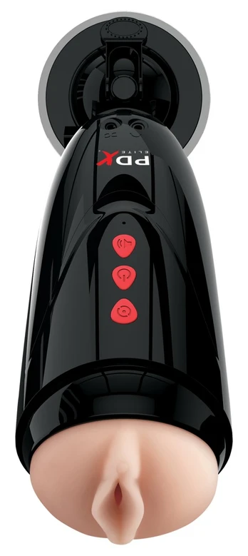 Pipedream Extreme Elite pee Dirty Talk Starter Stroker Vibruojantis masturbatorius