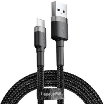 Baseus Durable Nylon Braided Wire, USB - C, 0,5 m