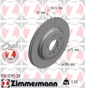 Stabdžių diskas ZIMMERMANN 150.1295.20 kaina