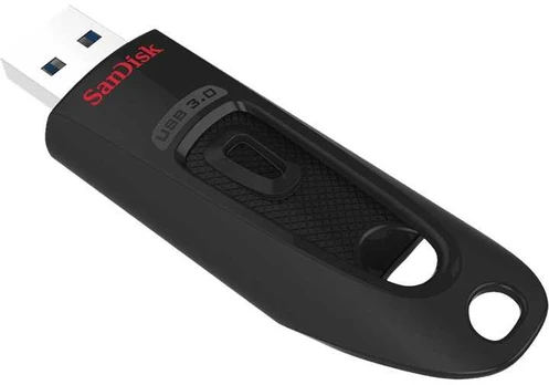 SanDisk ULTRA 64GB USB 3.0 FLASH DRIVE/130MB/S READ 3 PACK (Juodas)