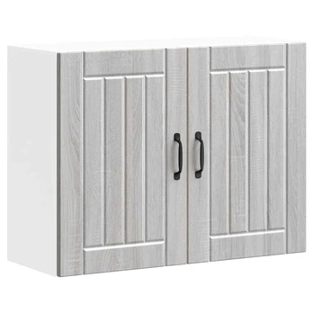 Sieninė virtuvės spinta Lucca Pilka Sonoma Engineered Wood