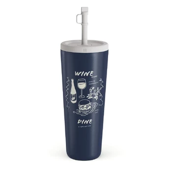 Wine & Dine - Travel Mug, 700 ml / Straw