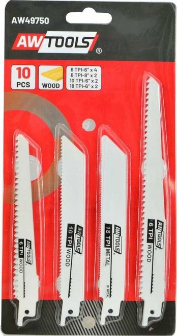 AW-Tools AWTOOLS RECIMER PJŪKLĖ 10 vnt