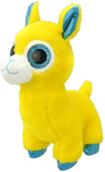 Pliušinis žaislas Wild Planet Lama, geltonas, 15 cm