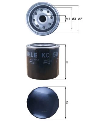 Kuro filtras KNECHT KC 59
