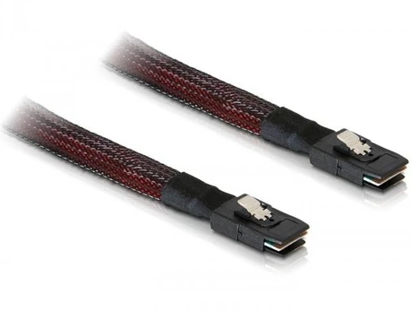 Laidas Delock Mini SAS SFF-8087, Mini SAS SFF-8087, 1 m, juoda
