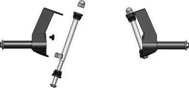 Berg XL Frame - Stub axle set Compact