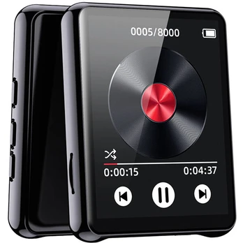 MP3 grotuvas MP3 / MP4 grotuvas su Bluetooth, 128GB, juodas